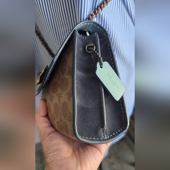 Coach Parker 18 Sling Bag - Light Turquoise - Picture 9 of 11